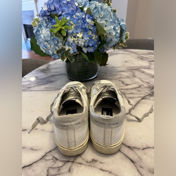 Golden Goose White Hi Star Platform Sneaker - Picture 3 of 5